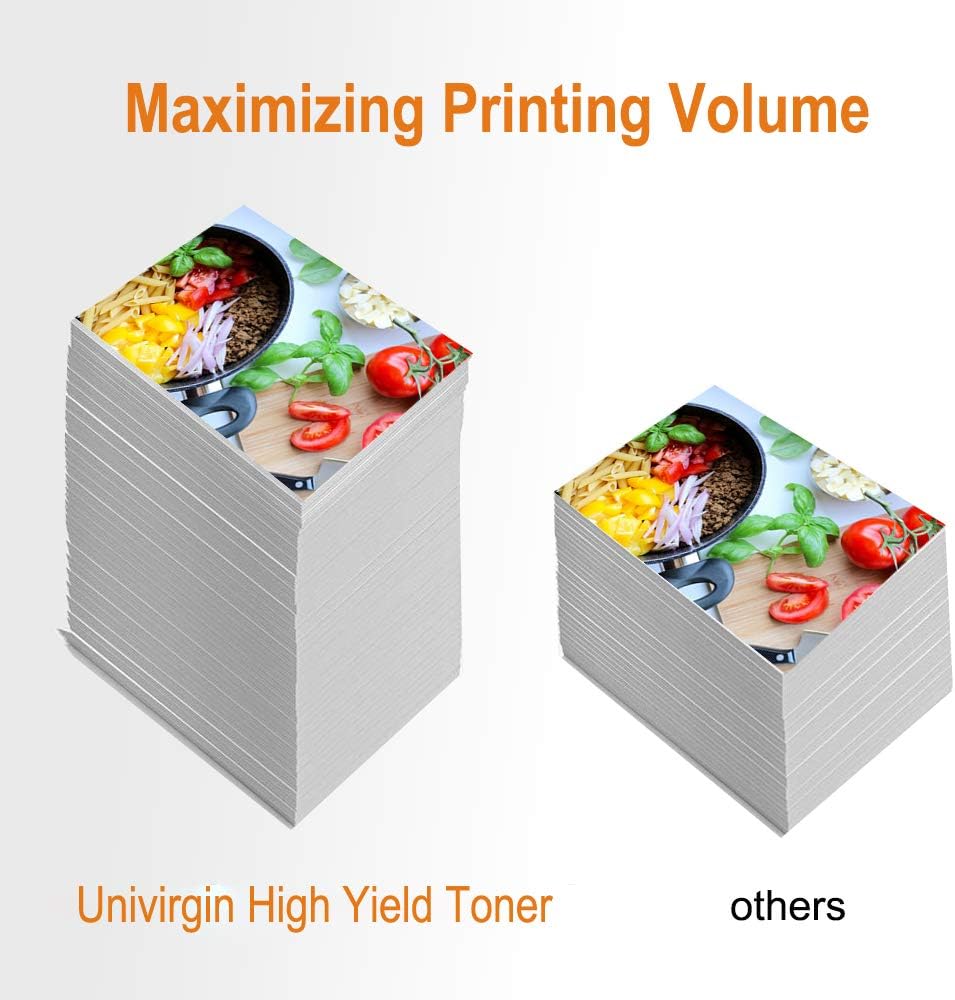 UniVirgin 2 Pack TN770 Toner Replacement for Brother TN770 TN-770 High Yield Black Toner Cartridge with IC CHIP fits for Brother HL-L2370DW L2370DW MFC-L2750DW MFC-L2750DWXL,Yielding 4,500 Pages - Image 2